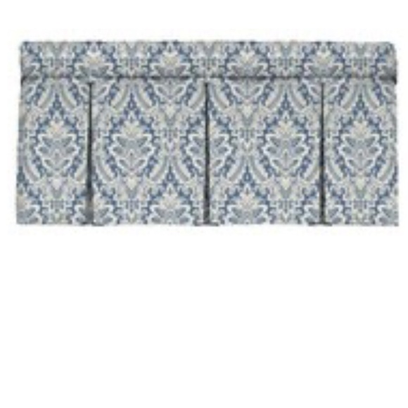 Waverly Donnington 18-in Cornflower Cotton 2/ Rod Pocket Valance - Picture 5 of 9